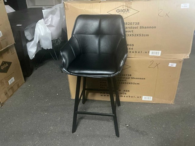 Giga meubel - shannon 8820738 - barstoel (3x) - afbeelding 2 van  4