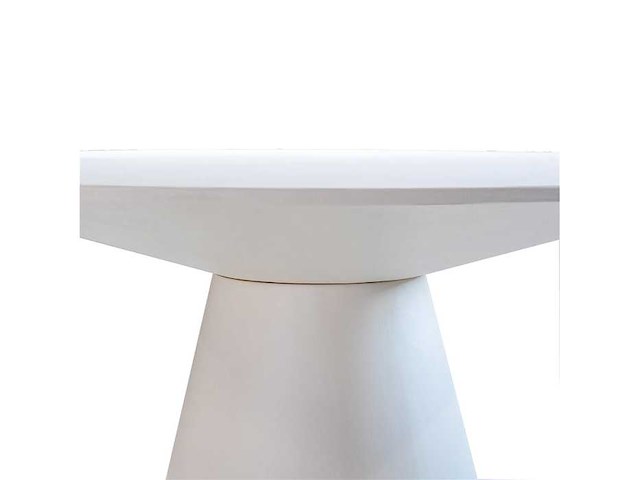 Giga meubel beton ciré beige rond eetkamertafel - afbeelding 2 van  6
