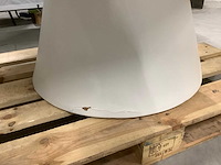 Giga meubel beton ciré beige rond eetkamertafel - afbeelding 5 van  7