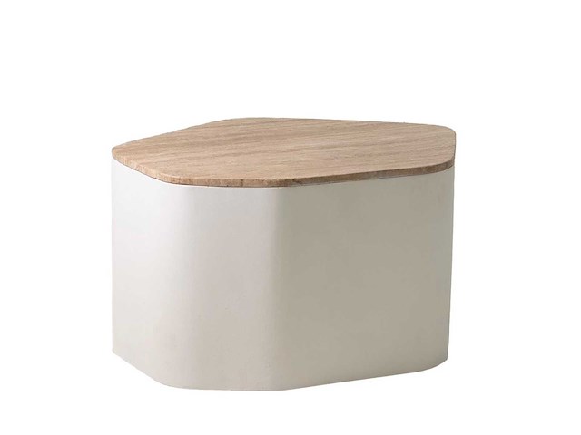 Giga meubel cersel travertin 8824179 bijzettafel - afbeelding 2 van  4