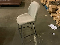 Giga meubel dewi taupe barstoel (2x) - afbeelding 2 van  4