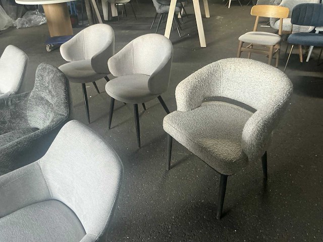 Giga meubel diverse eetkamerstoel (6x) - afbeelding 4 van  9