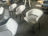 Giga meubel diverse eetkamerstoel (6x) - afbeelding 4 van  9