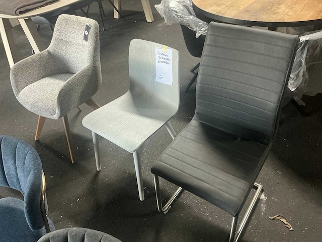 Giga meubel diverse eetkamerstoel (6x) - afbeelding 5 van  10