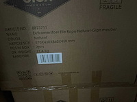 Giga meubel elie rope naturel eetkamerstoel (6x) - afbeelding 2 van  2