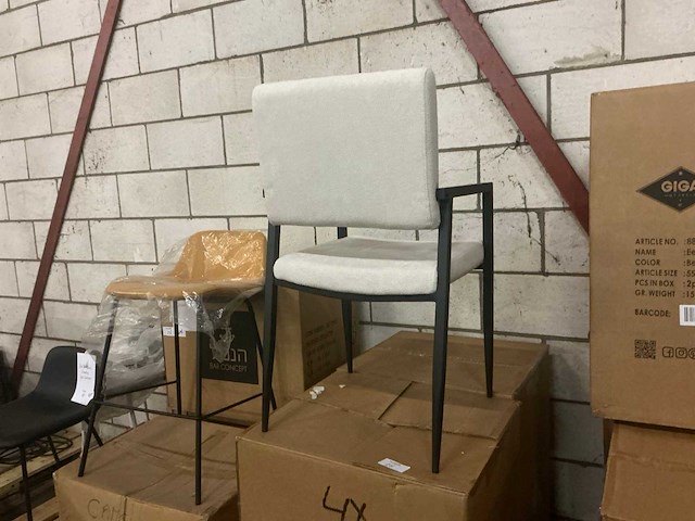 Giga meubel eline 8824007 eetkamerstoel (6x) - afbeelding 4 van  4