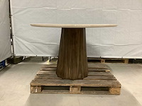 Giga meubel faiza marmere eetkamertafel - afbeelding 4 van  7