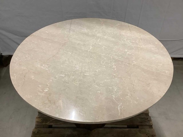 Giga meubel faiza marmere eetkamertafel - afbeelding 5 van  7