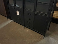 Giga meubel fik zwart vitrinekast - afbeelding 3 van  3