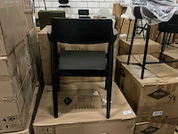 Giga meubel hazel zwart eetkamerstoel (6x) - afbeelding 4 van  4