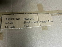 Giga meubel jamie velvet 8820616 eetkamerstoel (4x) - afbeelding 5 van  5