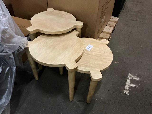 Giga meubel jiska salontafel set van 3 - afbeelding 2 van  3