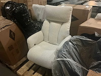 Giga meubel jonas off-white 8824619 draaibaar relaxfauteuil - afbeelding 3 van  8