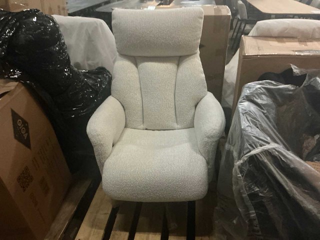 Giga meubel jonas off-white 8824619 draaibaar relaxfauteuil - afbeelding 2 van  8