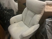 Giga meubel jonas off-white 8824619 draaibaar relaxfauteuil - afbeelding 6 van  8