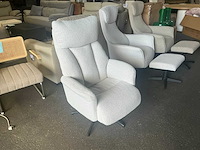 Giga meubel jonas off-white 8824619 draaibaar relaxfauteuil - afbeelding 1 van  7