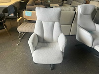 Giga meubel jonas off-white 8824619 draaibaar relaxfauteuil - afbeelding 2 van  7