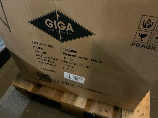 Giga meubel jorian fauteuil - afbeelding 4 van  4