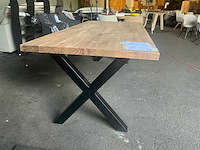Giga meubel mango naturel onbewerkt eetkamertafel 220cm - afbeelding 4 van  4