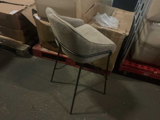 Giga meubel maxime taupe barkruk (3x) - afbeelding 4 van  5