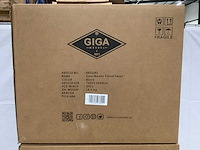 Giga meubel mendy velvet zwart eetkamerstoel (6x) - afbeelding 6 van  7