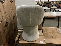 Giga meubel minthe beige eetkamerstoel (6x) - afbeelding 4 van  5