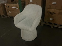 Giga meubel minthe taupe eetkamerstoel (4x) - afbeelding 1 van  4