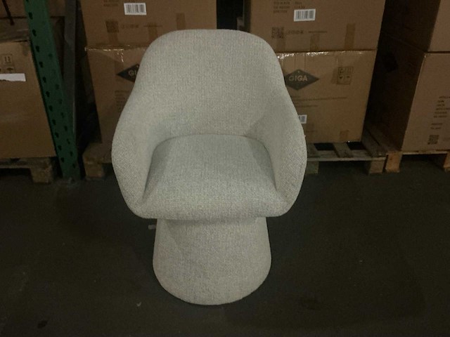 Giga meubel minthe taupe eetkamerstoel (6x) - afbeelding 2 van  4