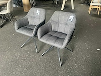 Giga meubel parma basel draai fauteuil (2x) - afbeelding 1 van  5