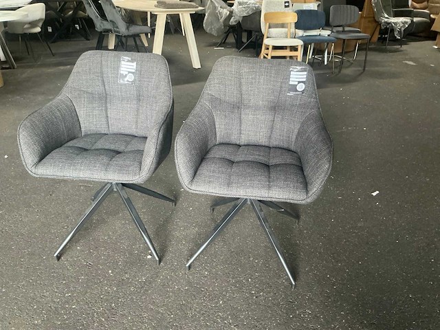 Giga meubel parma basel draai fauteuil (2x) - afbeelding 2 van  5