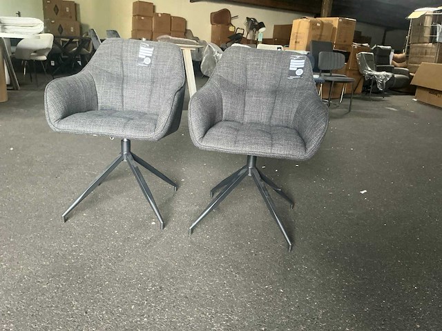 Giga meubel parma basel draai fauteuil (2x) - afbeelding 3 van  5