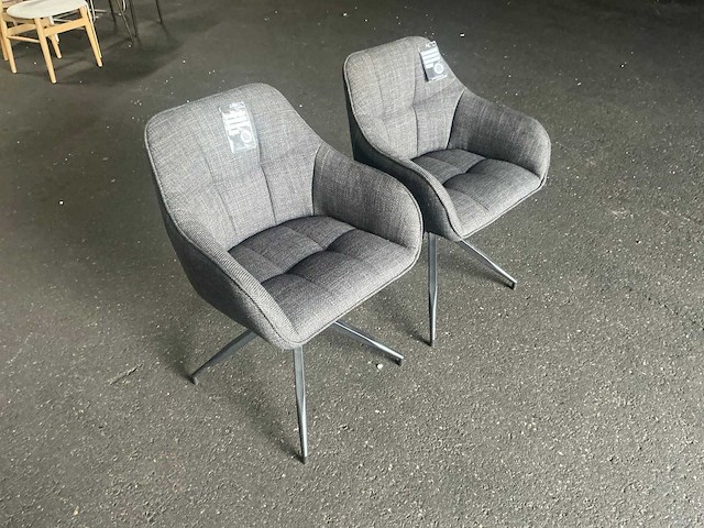 Giga meubel parma basel draai fauteuil (2x) - afbeelding 4 van  5