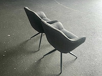 Giga meubel parma basel draai fauteuil (2x) - afbeelding 5 van  5