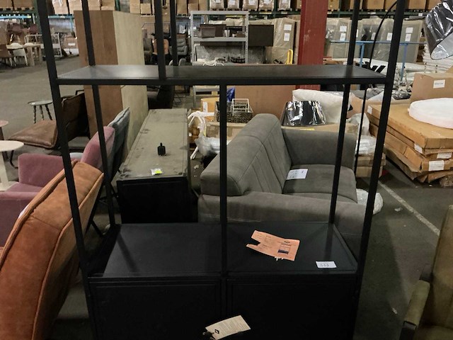 Giga meubel urban 2 deurs industriële kast - afbeelding 3 van  6