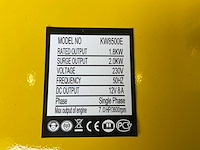 Giga power kw8500e stroomgenerator - afbeelding 7 van  7