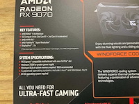 Gigabyte amd radeon rx9070 videokaart - afbeelding 3 van  5