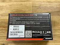 Gigabyte aorus nvme gen4 ssd 1tb - afbeelding 3 van  3