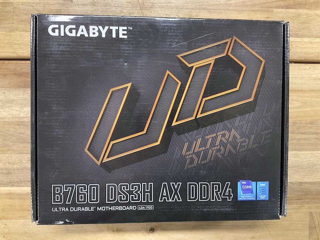 Gigabyte b760 ds3h ax ddr4 ultra durable motherboard - afbeelding 1 van  3