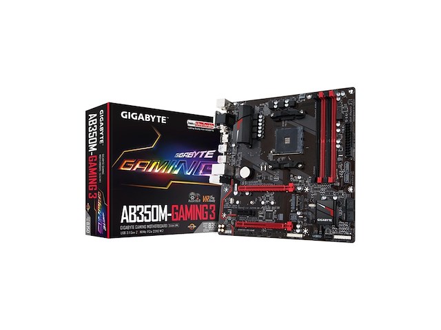 Gigabyte gaab350m gaming 3 socket am4 amd b350 micro atx - afbeelding 1 van  4