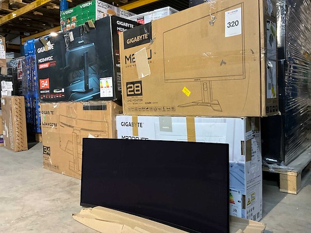 Gigabyte gaming monitor (4x) - afbeelding 1 van  4