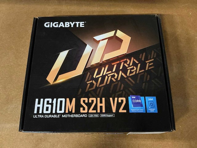 Gigabyte h610m s2h v2 moederbord - afbeelding 1 van  3