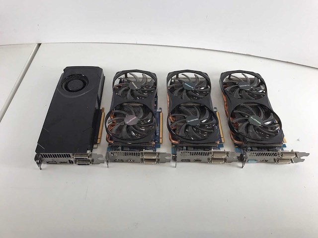 Gigabyte & nvidia geforce gaming gpus - check description (4x) - afbeelding 1 van  11