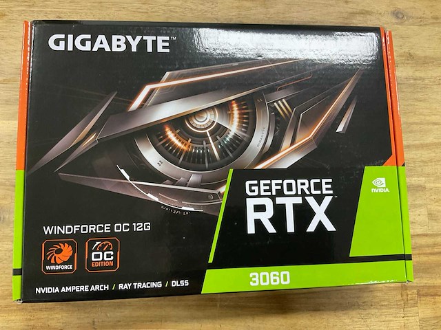 Gigabyte nvidia geforce rtx 3060 videokaart - afbeelding 1 van  3