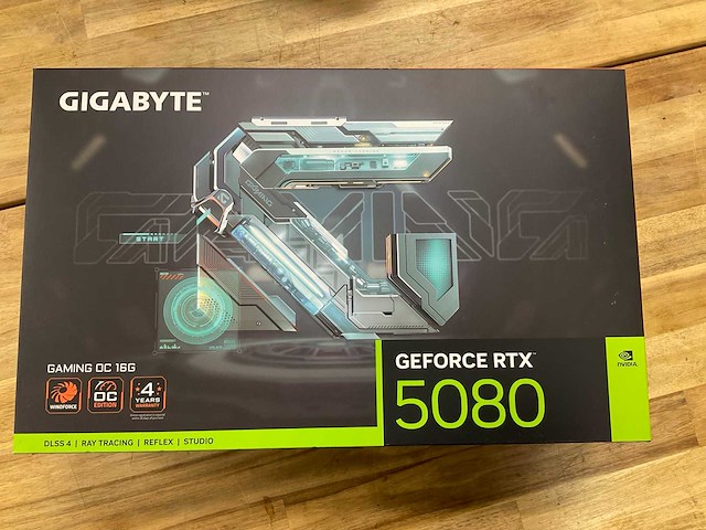 Gigabyte nvidia geforce rtx 5080 videokaart - afbeelding 1 van  5