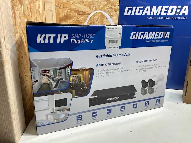 Gigamedia smp h265 plug & play beveilingingspakket - afbeelding 3 van  24