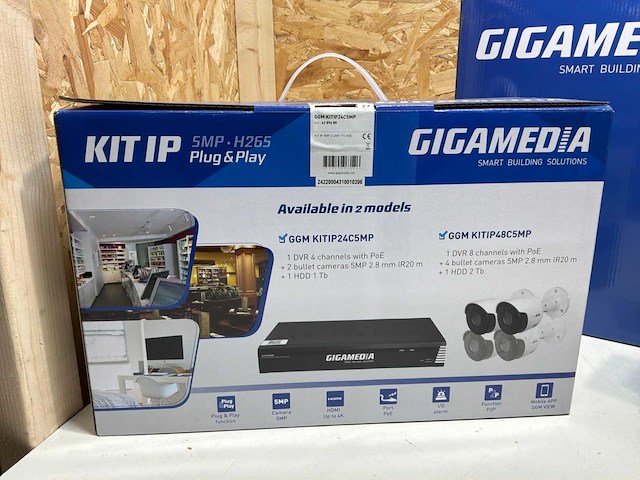 Gigamedia smp h265 plug & play beveilingingspakket - afbeelding 4 van  24