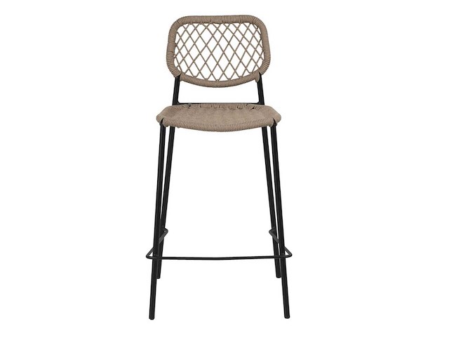 Gigameubel - elle rope naturel - 8823738 - barstool (2x) - afbeelding 2 van  6