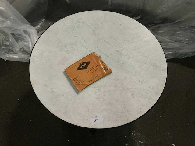 Gigameubel achile marmer salontafel 90cm - afbeelding 2 van  4