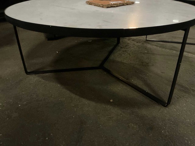 Gigameubel achile marmer salontafel 90cm - afbeelding 4 van  4