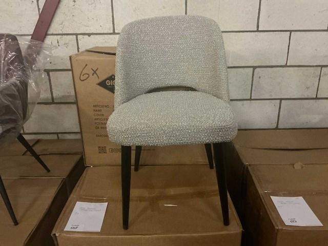 Gigameubel aimee 8823728 eetkamerstoel (6x) - afbeelding 2 van  6